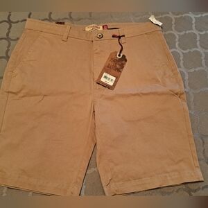 Hudson & Barrow Men's 32 Khaki Chino Shorts NWT